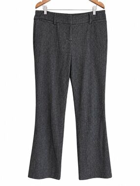 Ricki’s Curvy Women’s Size 8 Grey Herringbone Bootcut Dress Pants Office Y2K